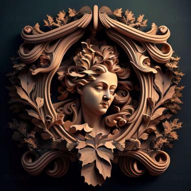 3D model rococo (STL)